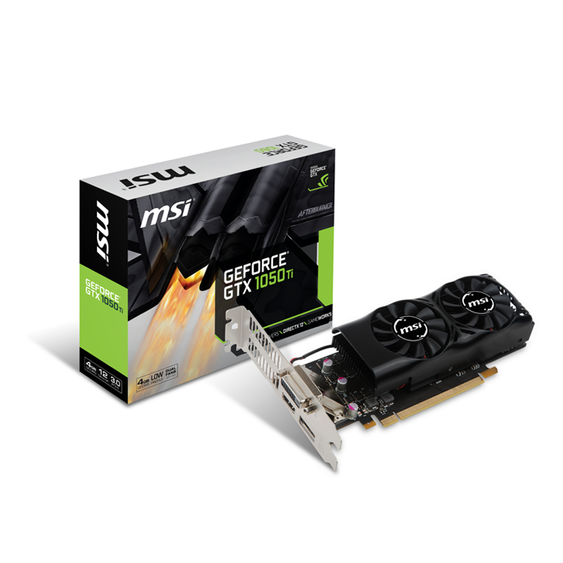 MSI GeForce GTX 1050 Ti 4 GB 