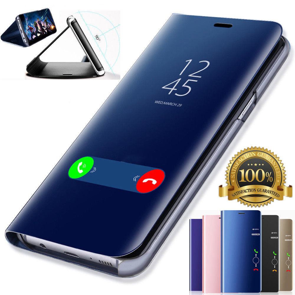 Smart View Mirror Leather Flip Stand Case Cover For Huawei P20 Pro Lite Plus P10 Smart View Mirror Leather Flip Stand Case Cover For Huawei P20 Pro Lite Plus P10