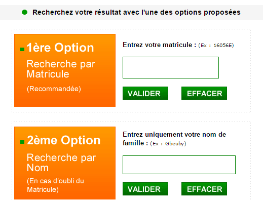 Resultats INPHB Bacheliers 2023-2024: ci session 2023-2024 Résultats d'admissibilité au Concours Bachéliers INP-HB session 2021
