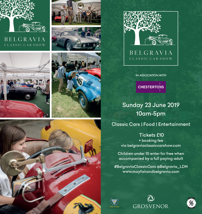 Two Weeks to the Belgravia Classic Car Show 2019