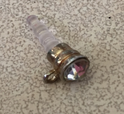 Formerly a phone dust plug