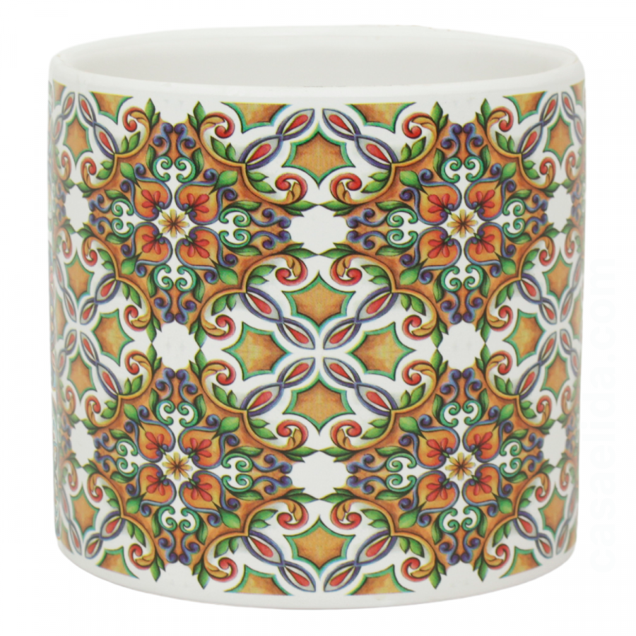 Maceta decorativa 10.5xØ11.5cm, cerámica