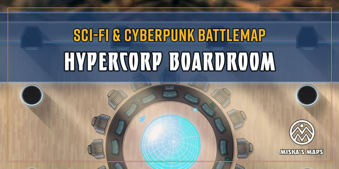 Miska's Maps #315 - HyperCorp Boardroom