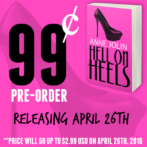 Hell on Heels by Anne Jolin banner