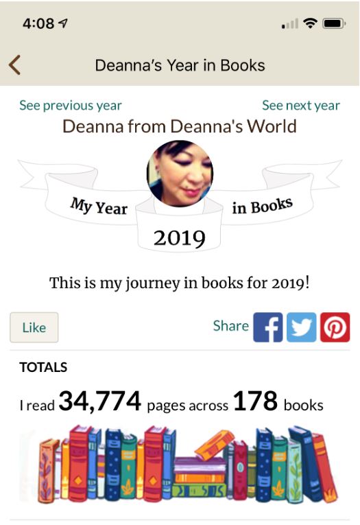 Deanna year in books 2019