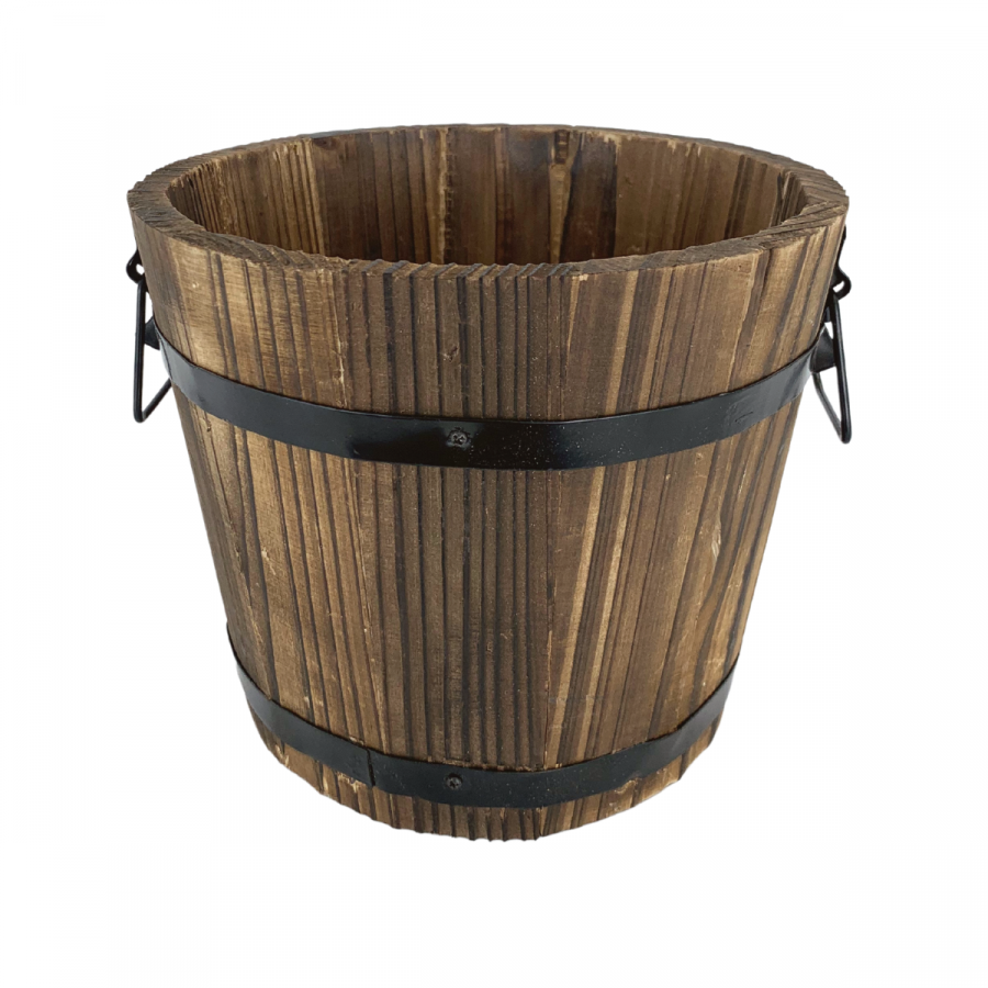Macetero de madera 15x18cm