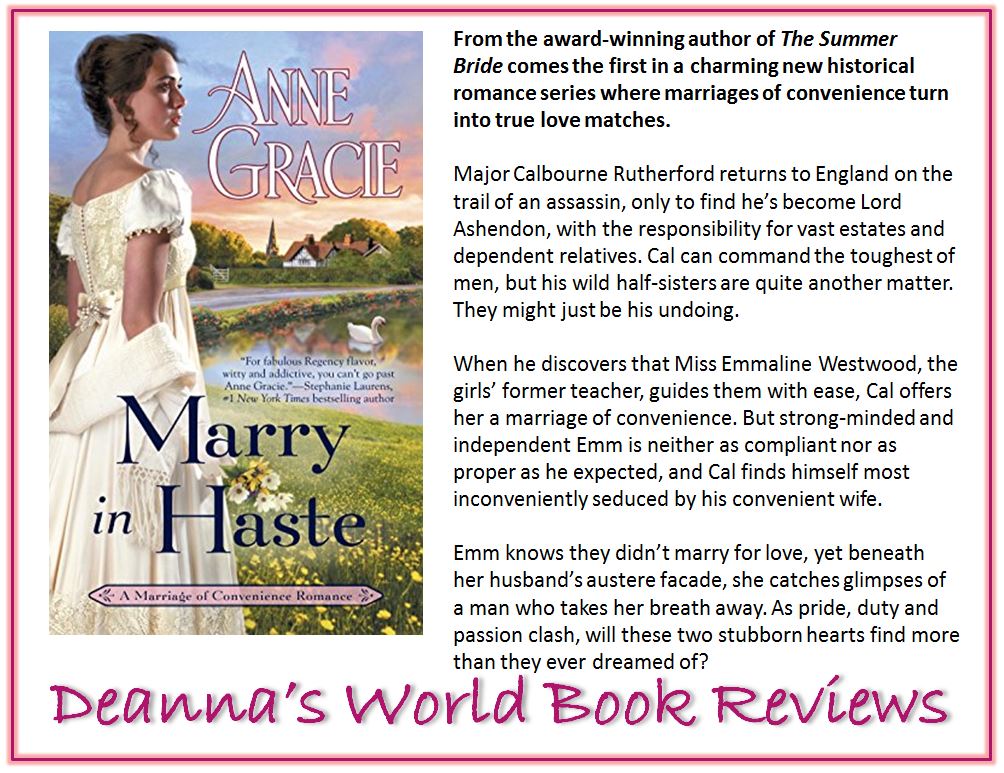 Marry In Haste by Anne Gracie blurb