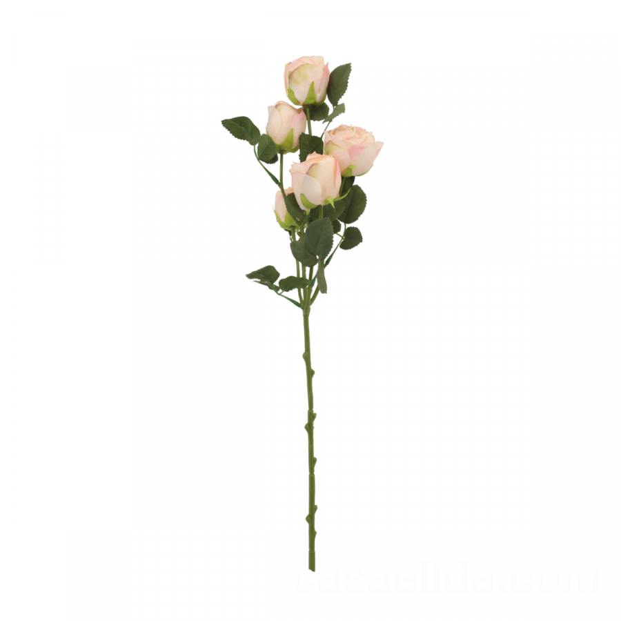 Rama artificial rosas, rosado, 60cm