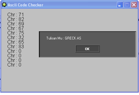 Ascii Code Checker Ss