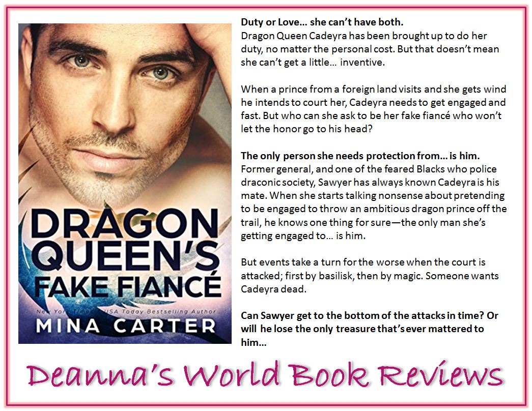 The Dragon Queen's Fake Fiance by Mina Carter blurb