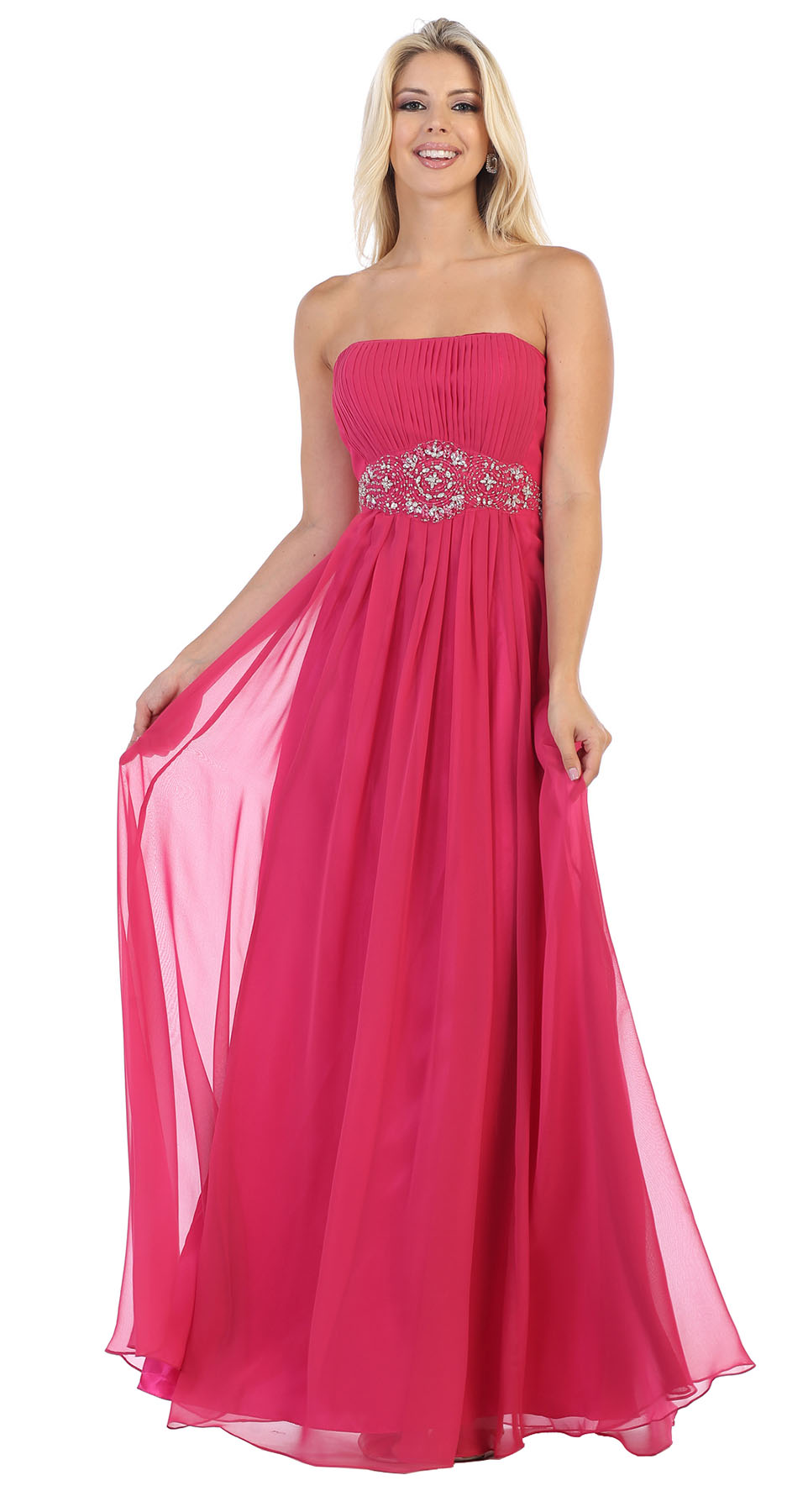  SALE  NEW STRAPLESS BRIDESMAID  FORMAL GOWN  UNDER 100 