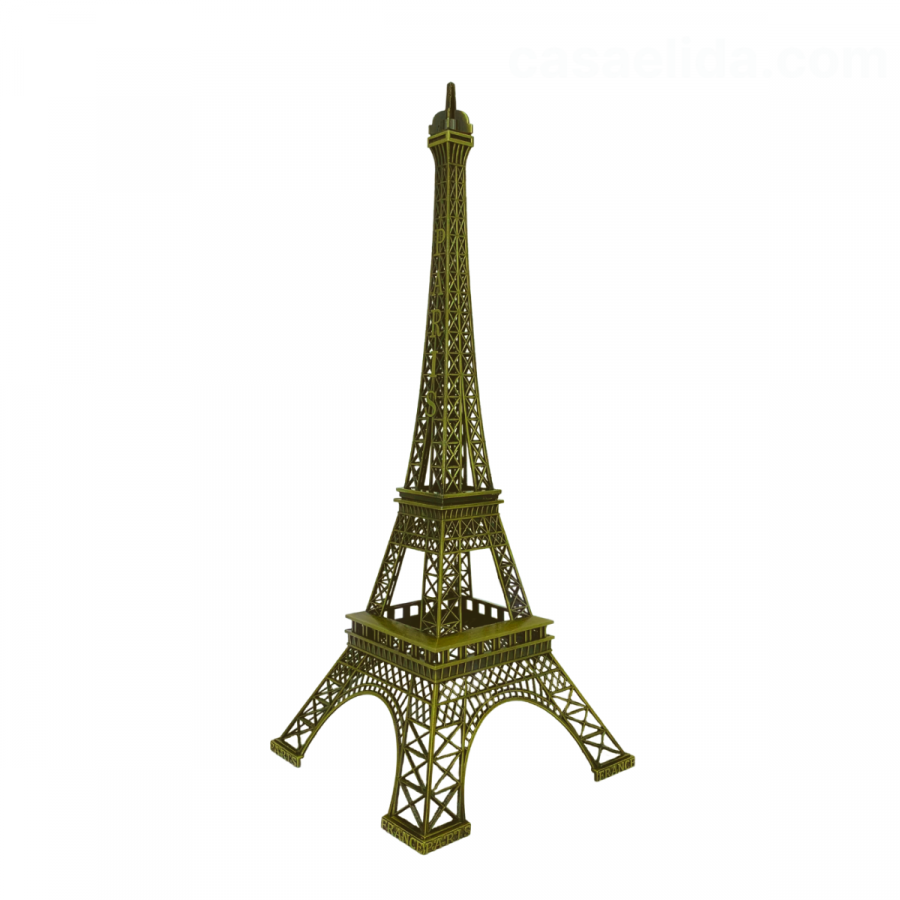 Figura decorativa torre eiffel, 39cm, acero