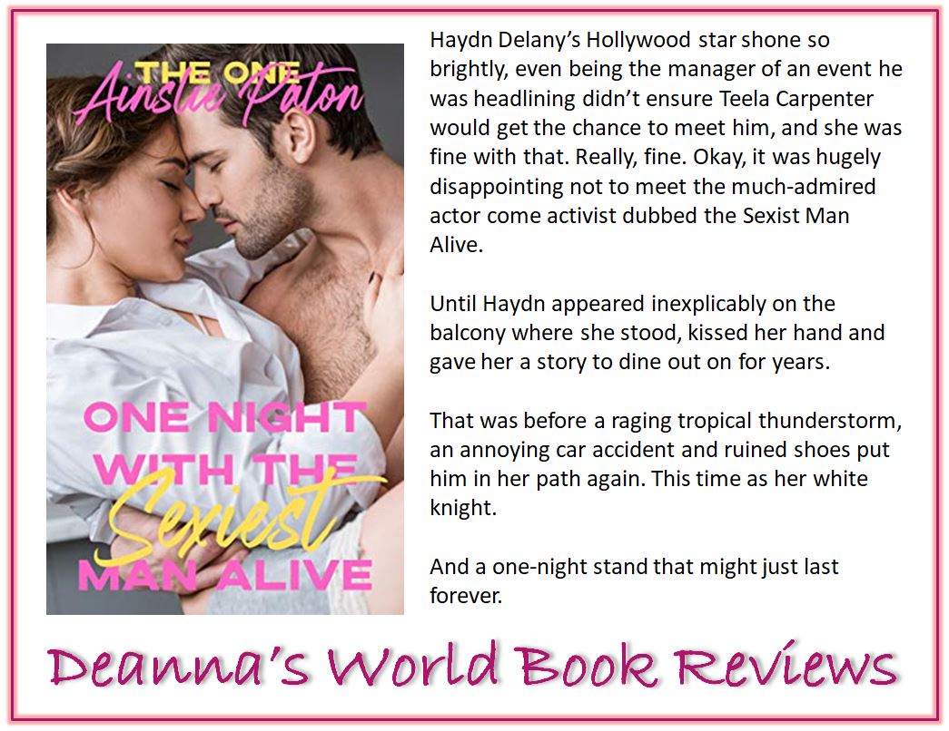 One Night With The Sexiest Man Alive by Ainslie Paton blurb