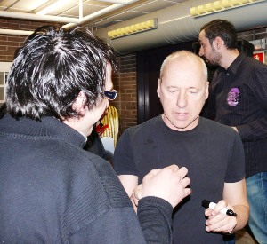 banda tributo Dire Straits  Miguel-Talavera-con-Mark-knopfler
