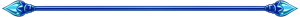 A thin blue bar with a gem on each end. created by @osiem