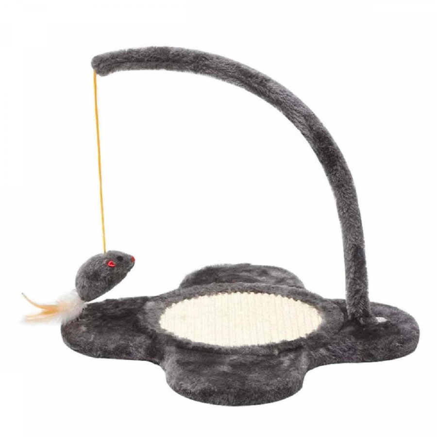 Rascador anti-estrés para gatos gris, 35x38cm