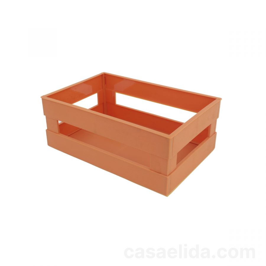 Caja organizadora anaranjado, 12x30x20cm