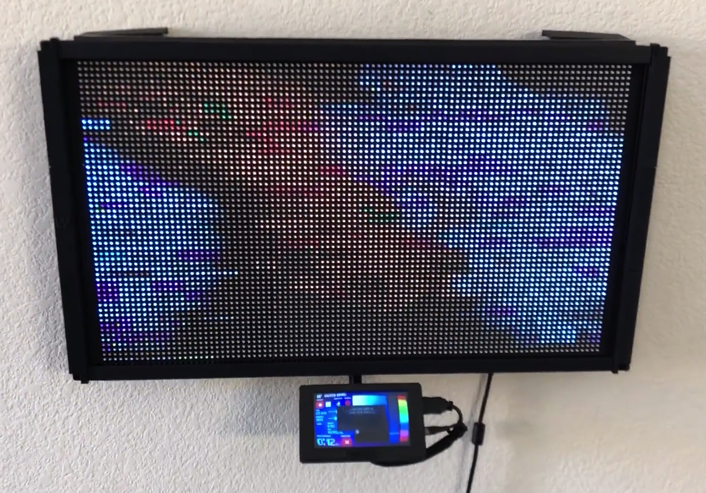 GlitchDraw sitting on the wall