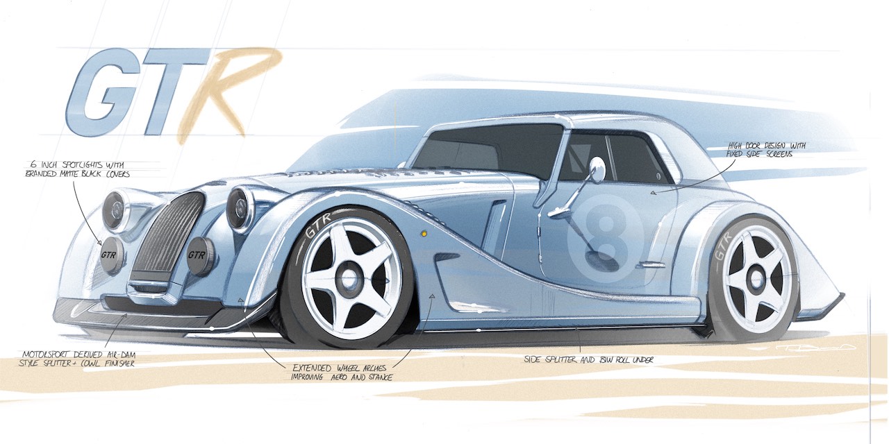 Morgan Motor Company unveils Plus 8 GTR special project