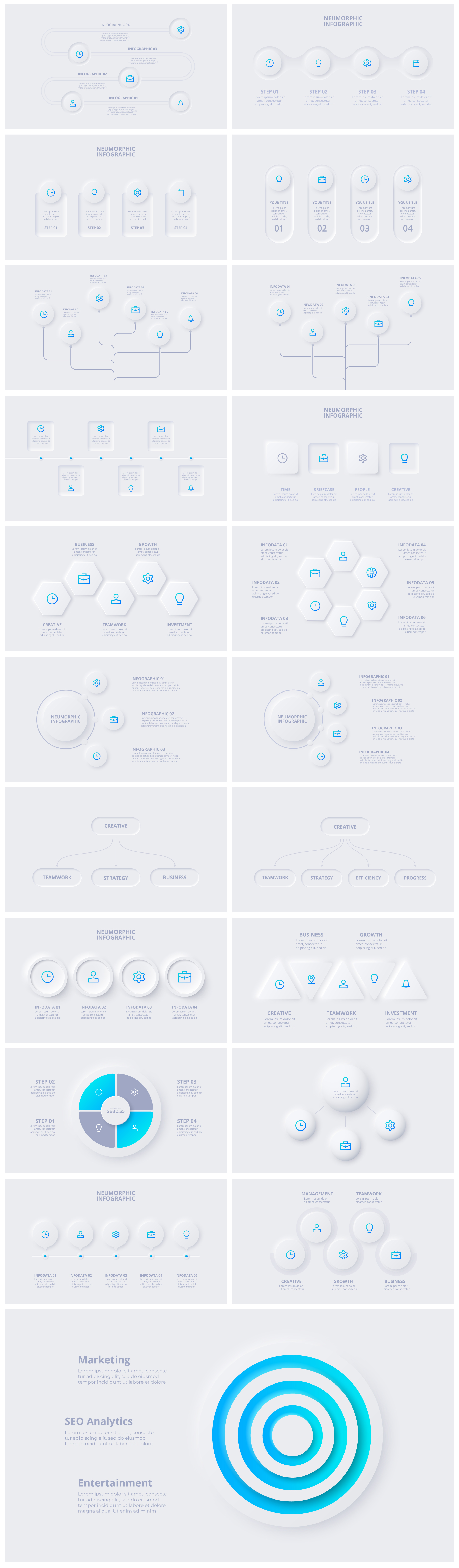 Multipurpose Infographics PowerPoint Templates v.5.4 - 73