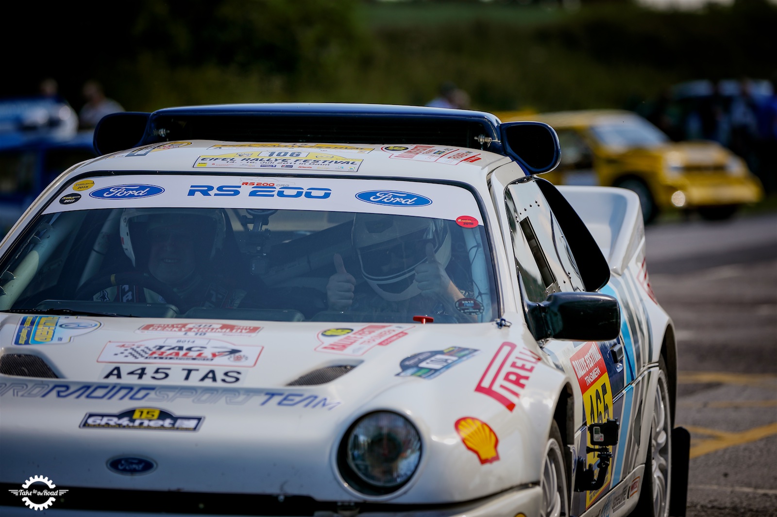 Take to the Road Feature Passenger ride in a 1984 Ford RS200