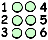 numbered braille cell