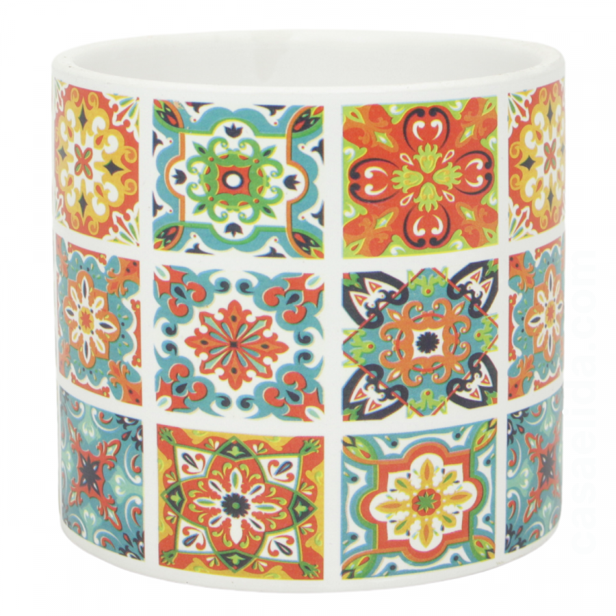 Maceta decorativa 10.5xØ11.5cm, cerámica