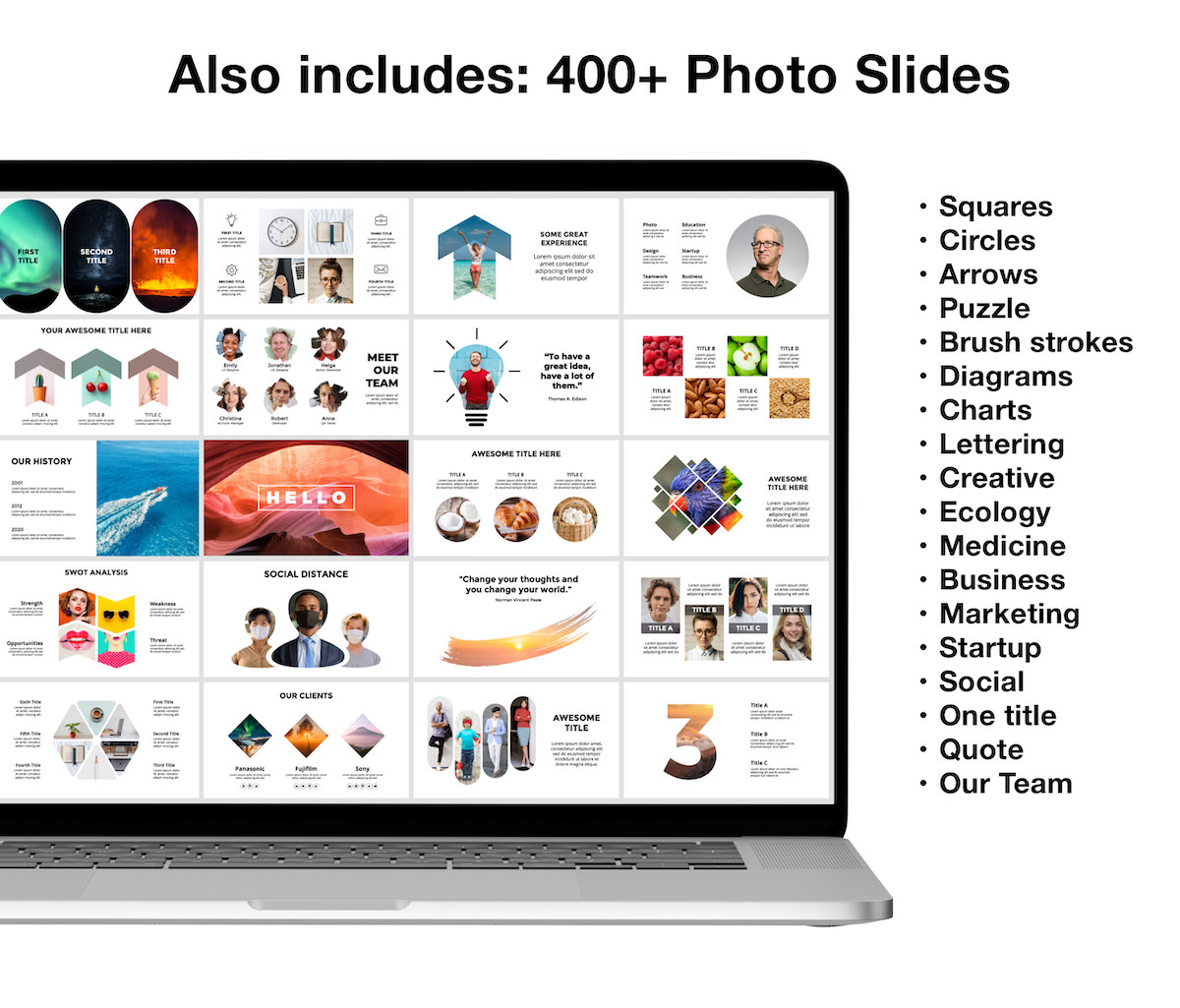 Huge Infographics Bundle! Lifetime Updates! PowerPoint, Photoshop, Illustrator. - 8