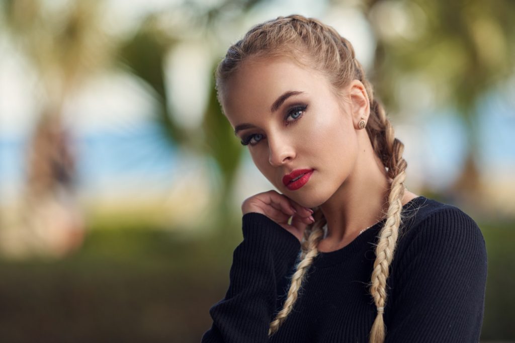 girls with pigtails