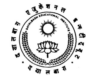 DAYALBAGH EDUCATIONAL INSTITUTE - DEPARTMENT OF MANAGEMENT