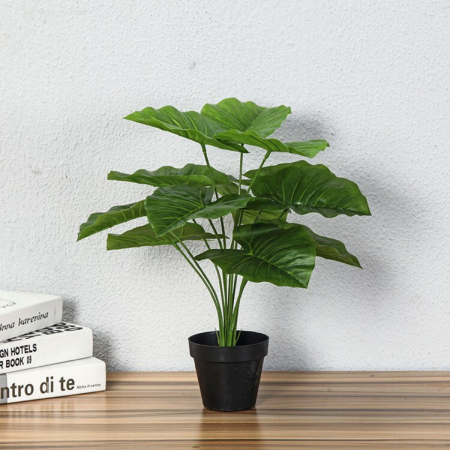 Planta artificial taro, 75cm