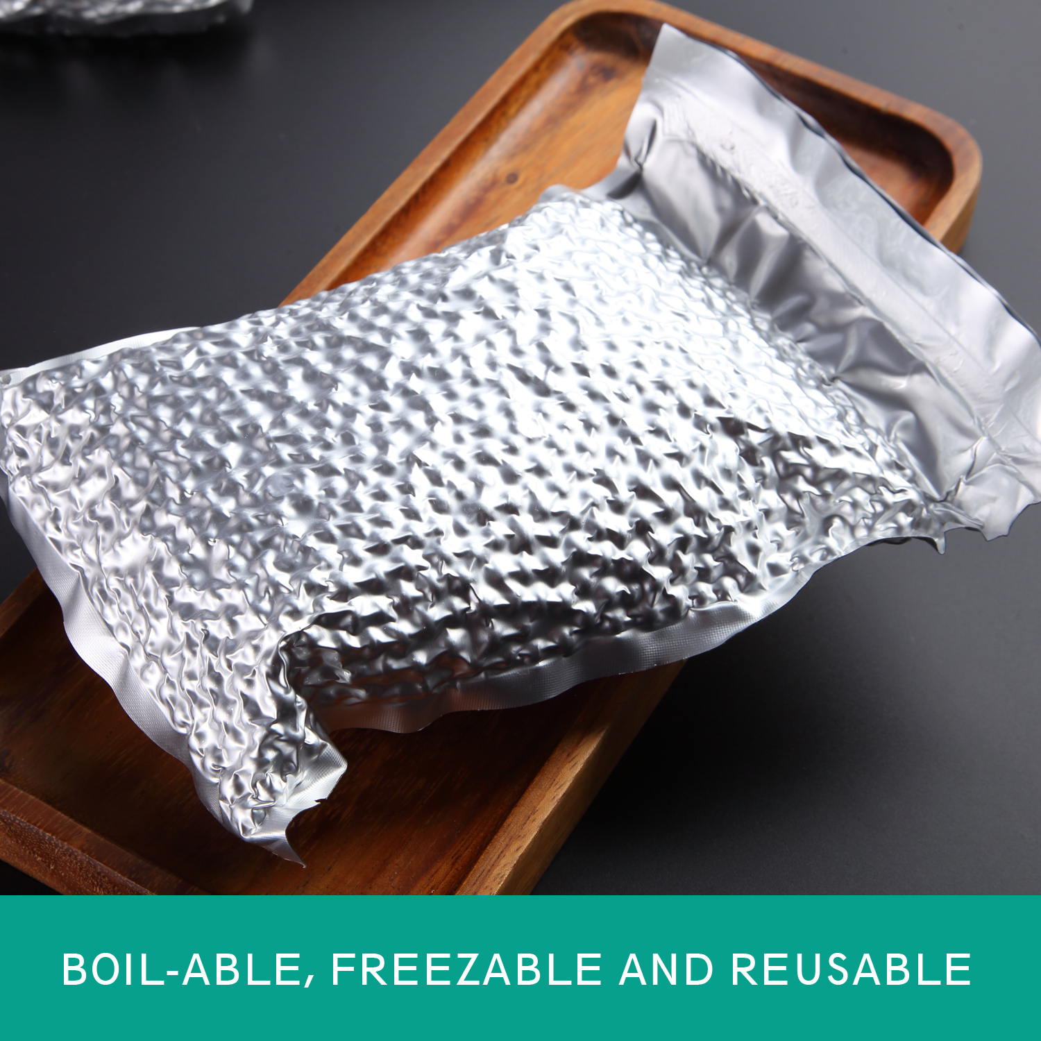 100x Foil Mylar Food Aluminum Storage Vacuum Sealer Package Bags Heat