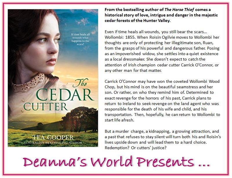 The Cedar Cutter by Tea Cooper blurb