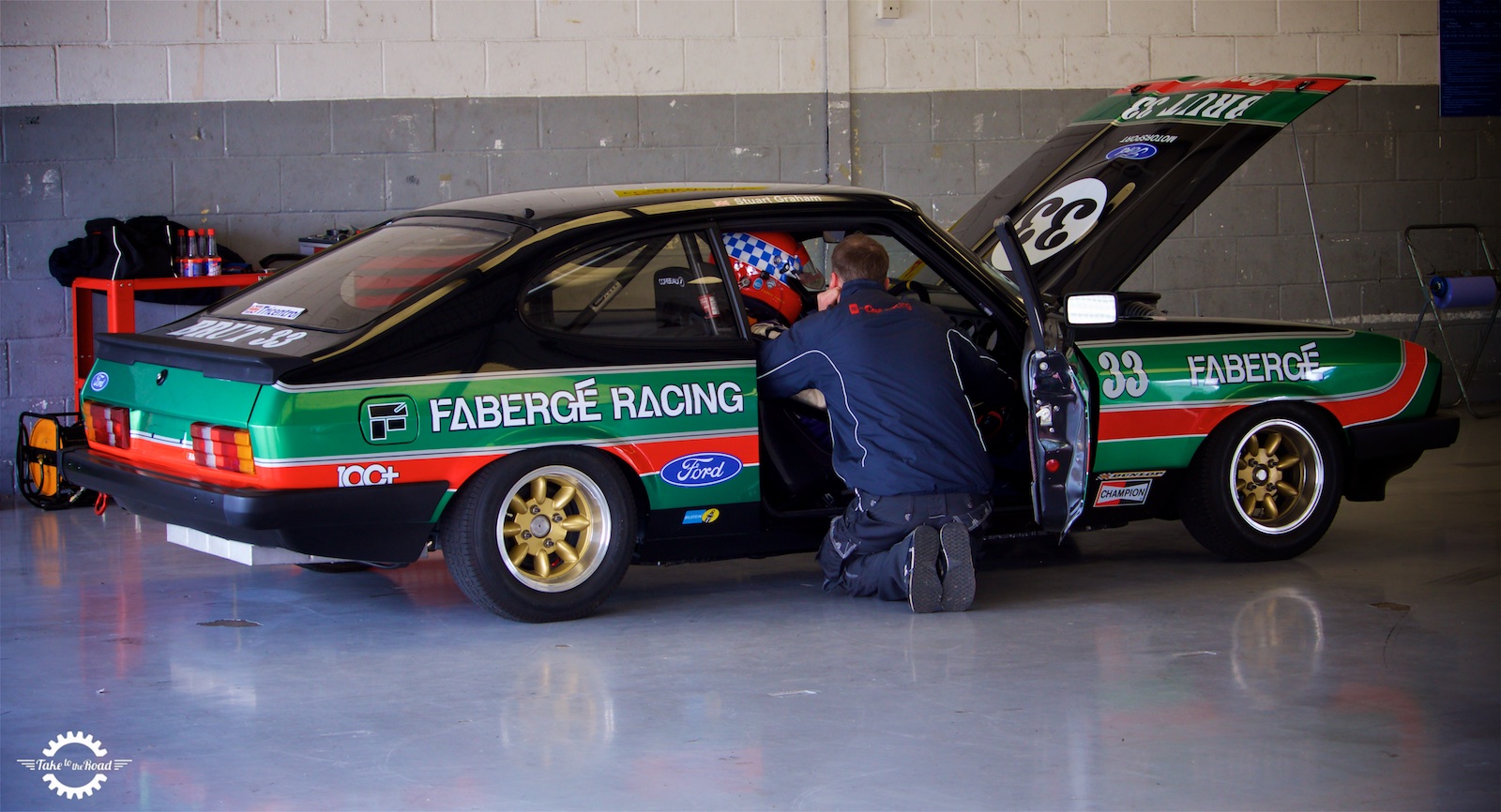 Take to the Road Feature Ford Capri Faberge Testing at Silverstone