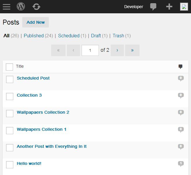 MP6 - Giao diện Dashboard Admin mới cho WordPress