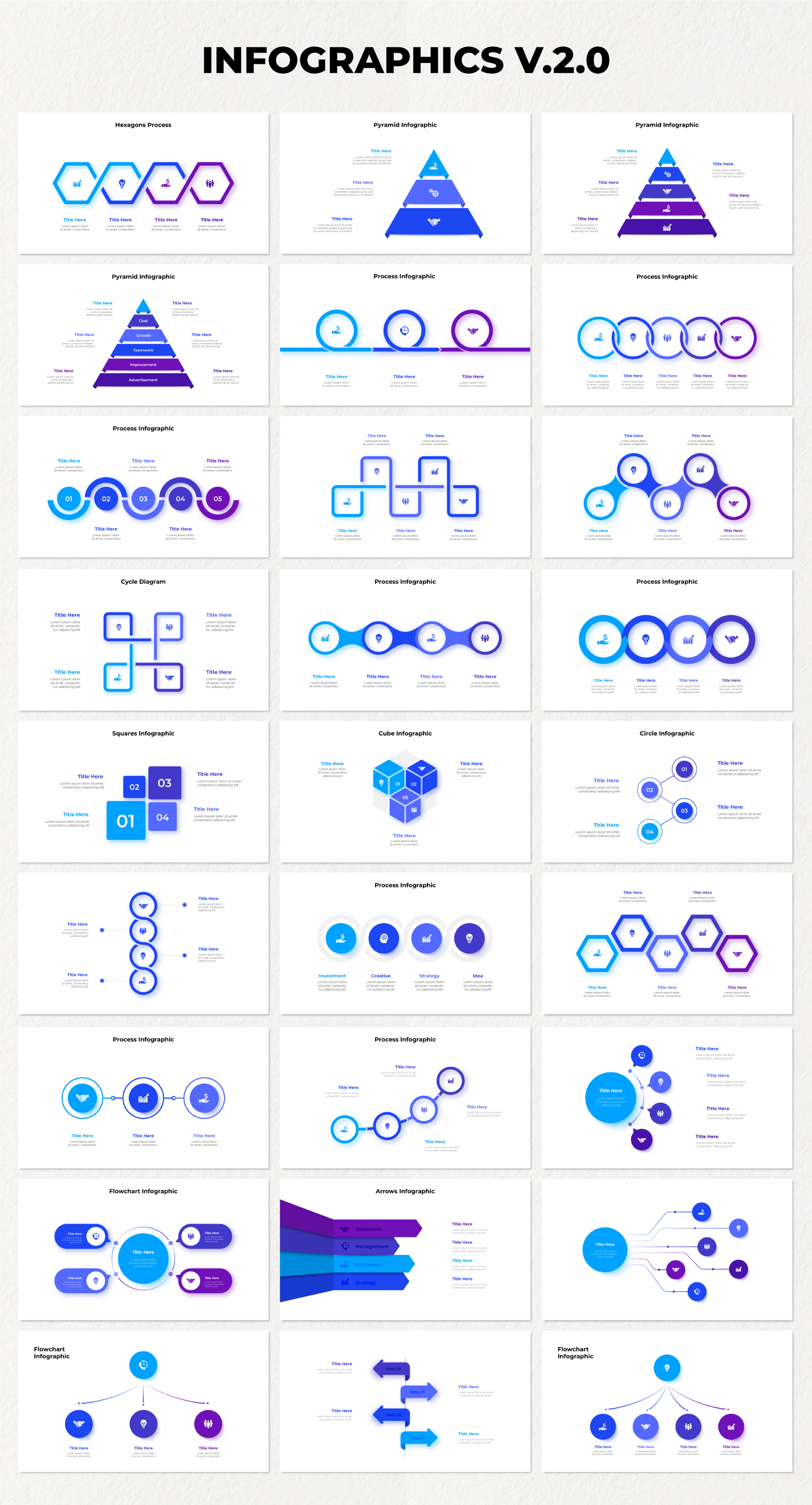 Multipurpose Infographics PowerPoint Templates v.5.4 - 103