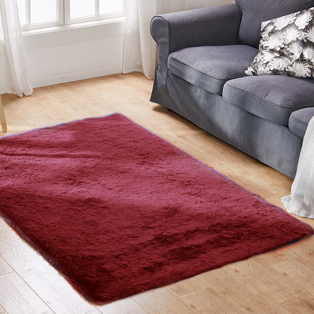 Marlow Floor Rugs Shaggy Rug Carpet Mats Bedroom Living Kids Room Mat