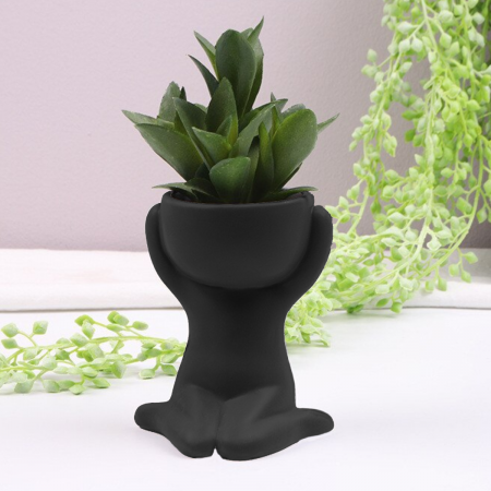 Maceta decorativa 10cm, cerámica