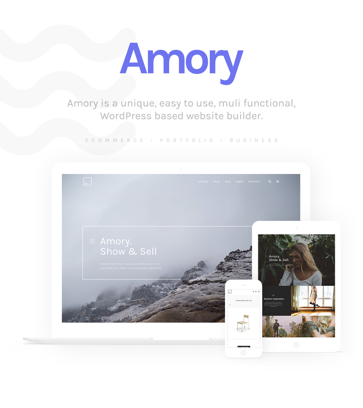 Slide-1-Intro Amory | Responsive Multipurpose WordPress Theme Theme WordPress