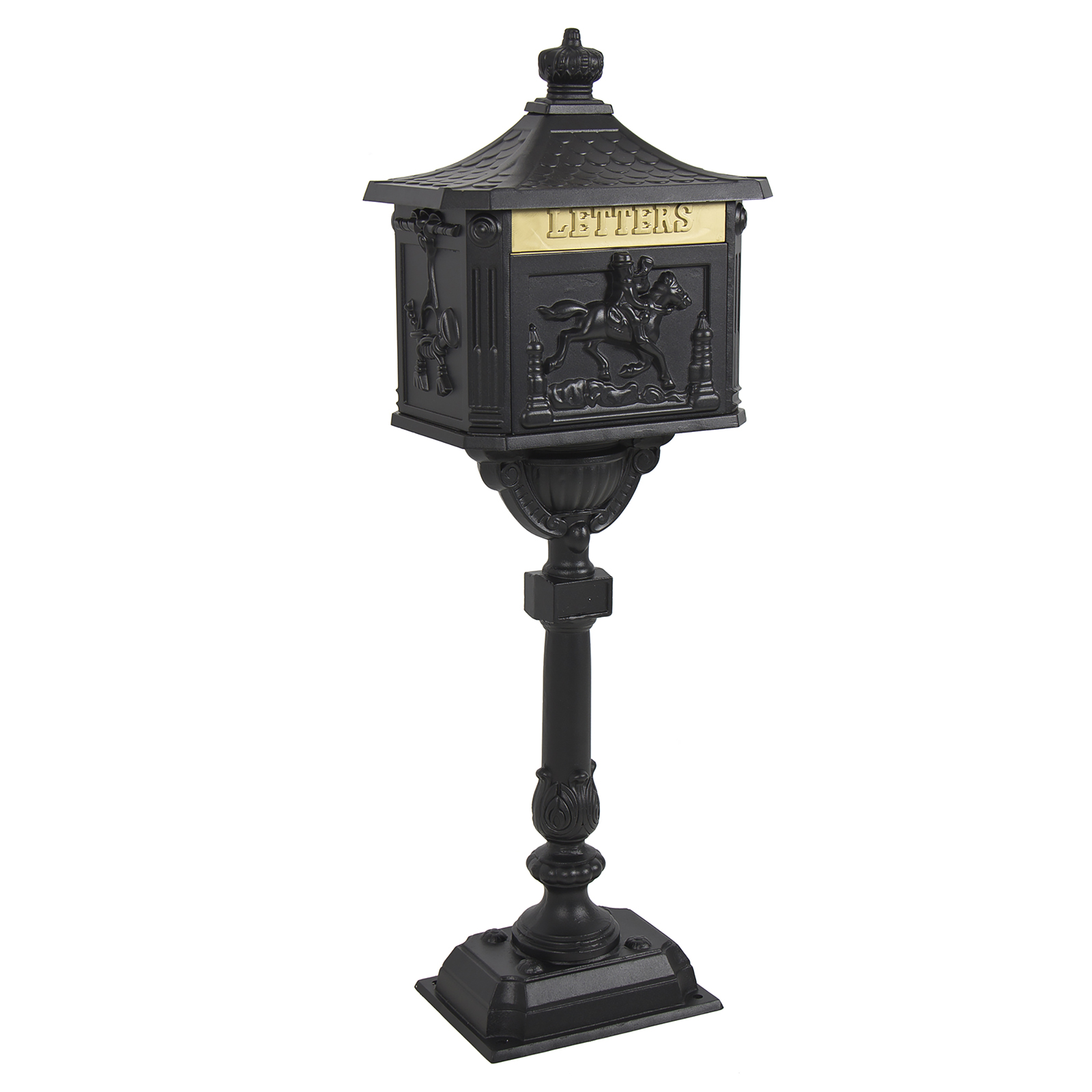 BCP Aluminum Vintage Mailbox w/ Keys, Locking Door, Mail Flap 691205397233 eBay