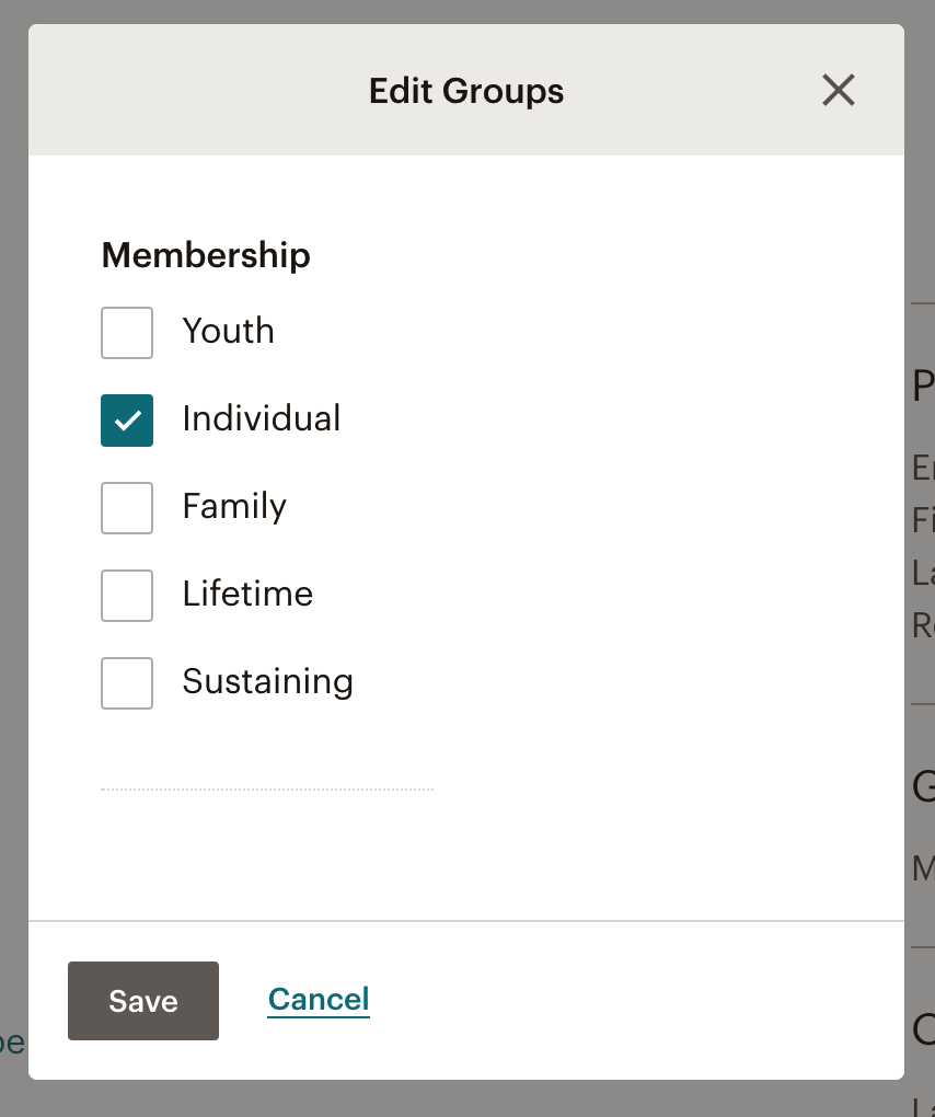 Membership Groups