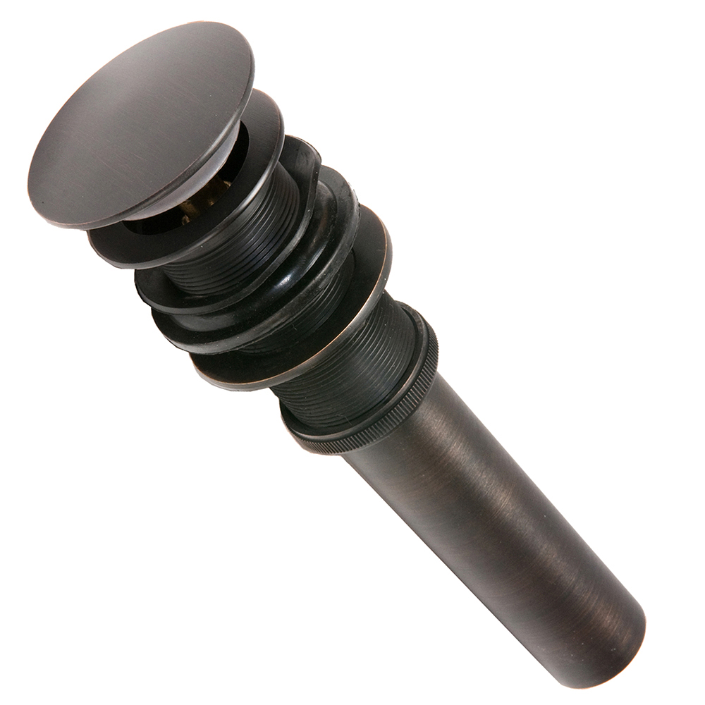 Premier Copper Products 1.5" Non-Overflow Pop-up Bathroom Sink Drain - Oil Rubbed Bronze, D-208ORB