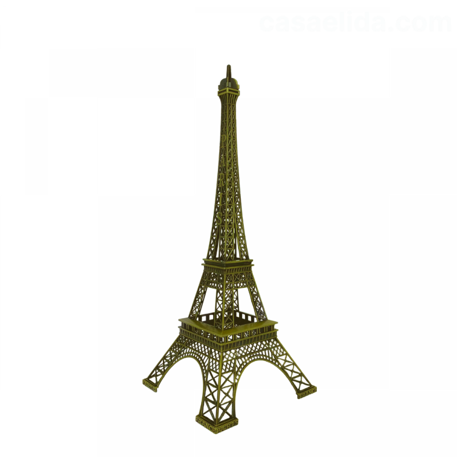 Figura decorativa torre eiffel, 32cm, acero