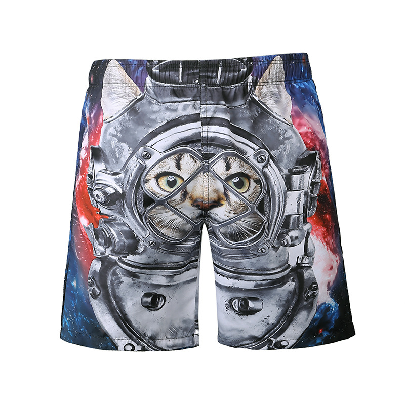 Caps S5266 Beach Shorts Board Shorts 3D  Astronaut Space  