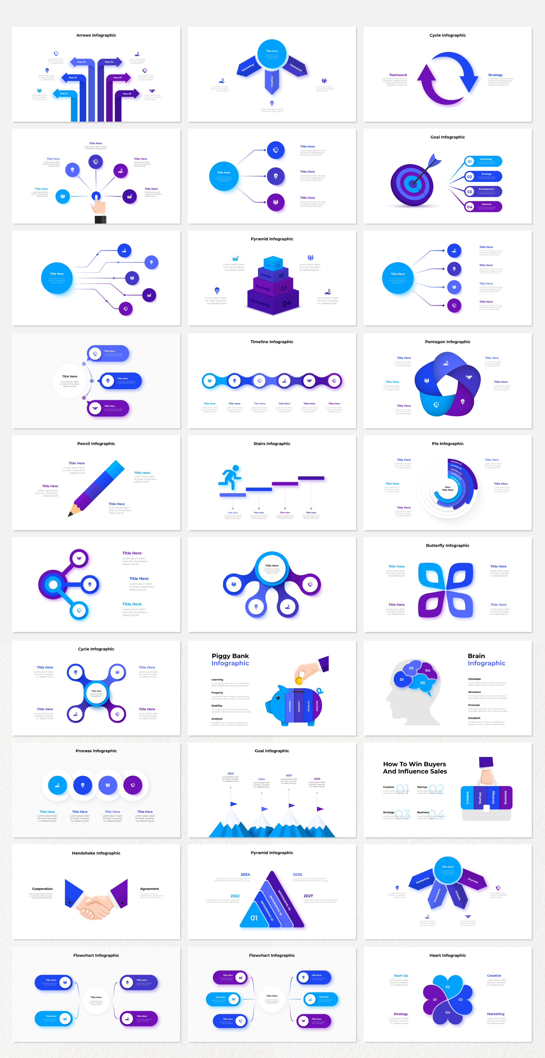 Multipurpose Infographics PowerPoint Templates v.5.4 - 104