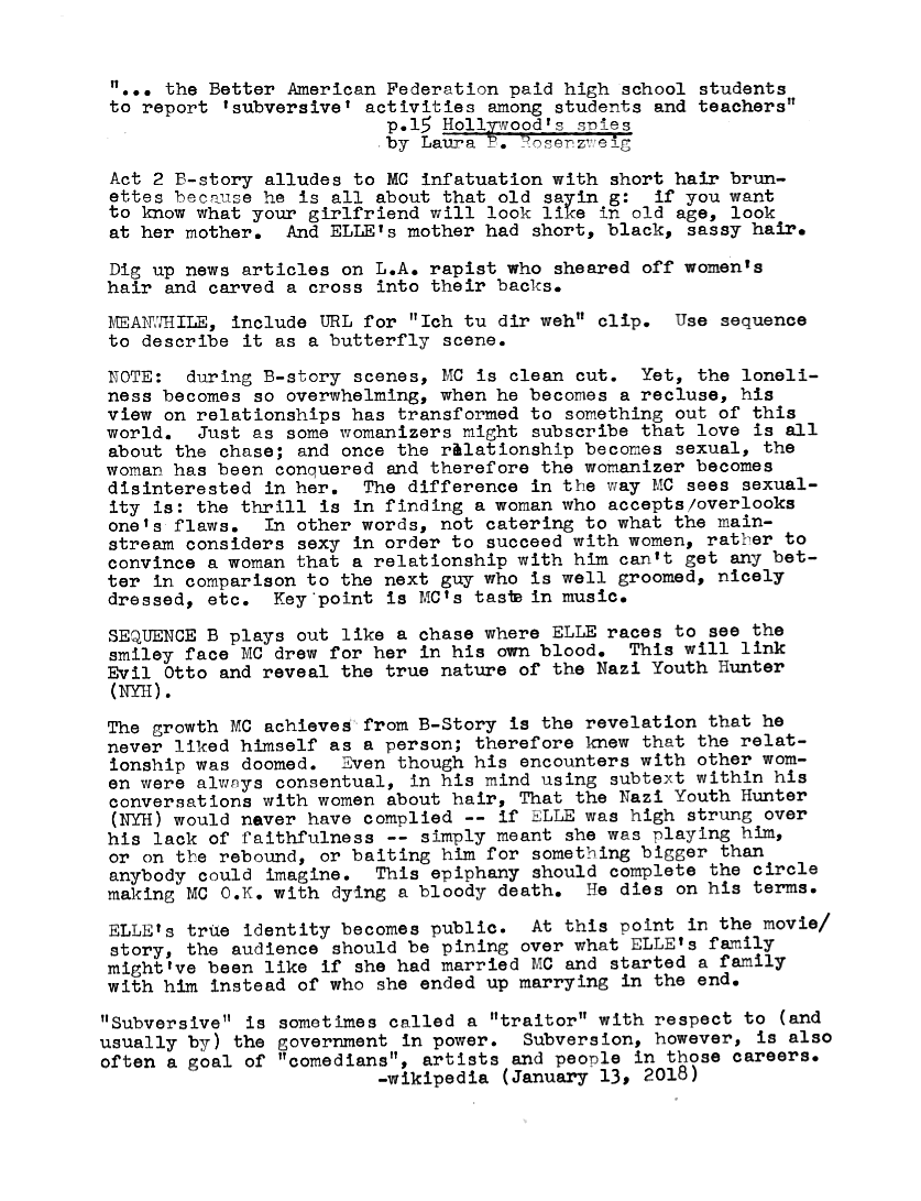 seqB outline