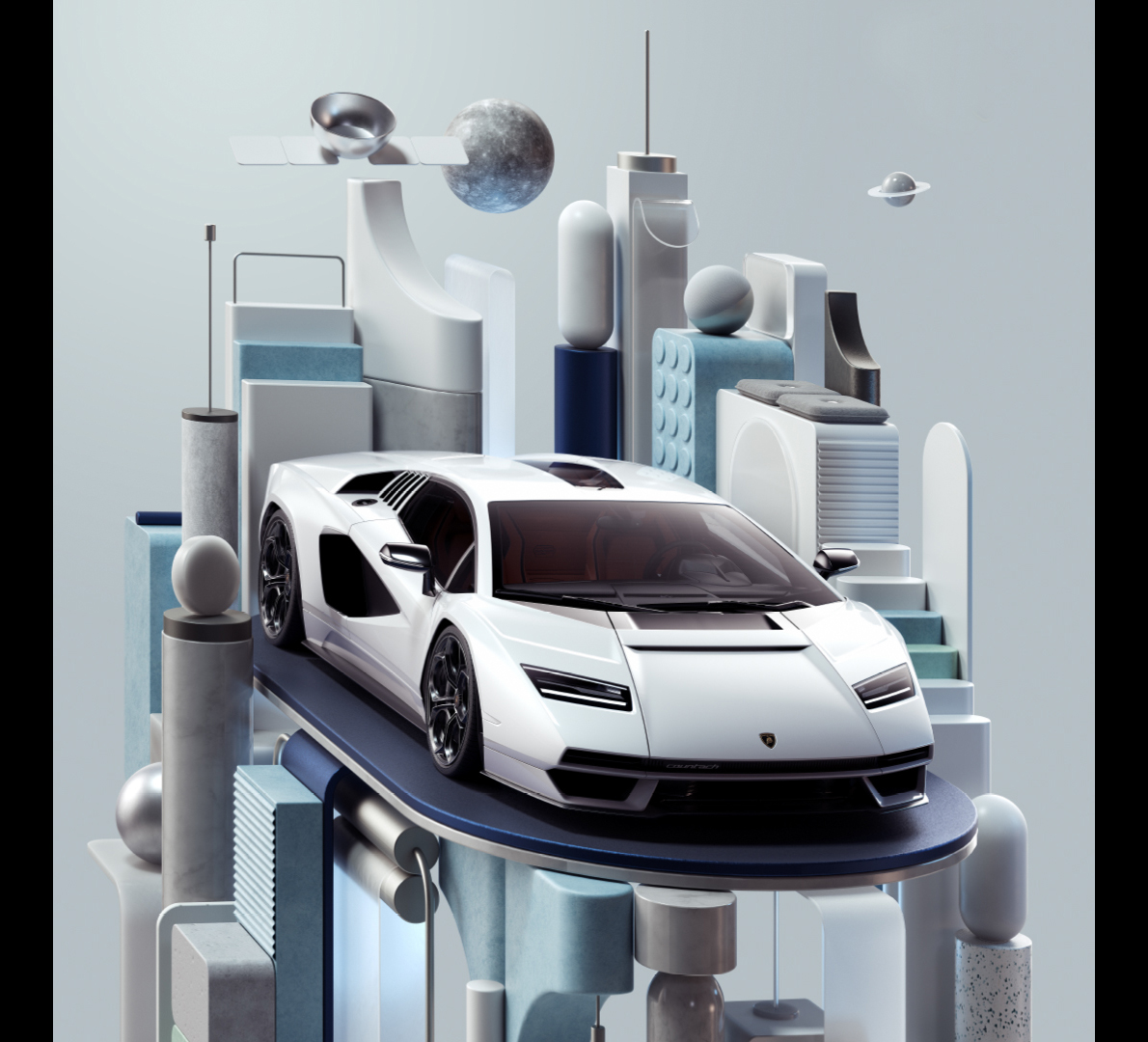 Lamborghini unveils new Countach LPI 800−4 posters