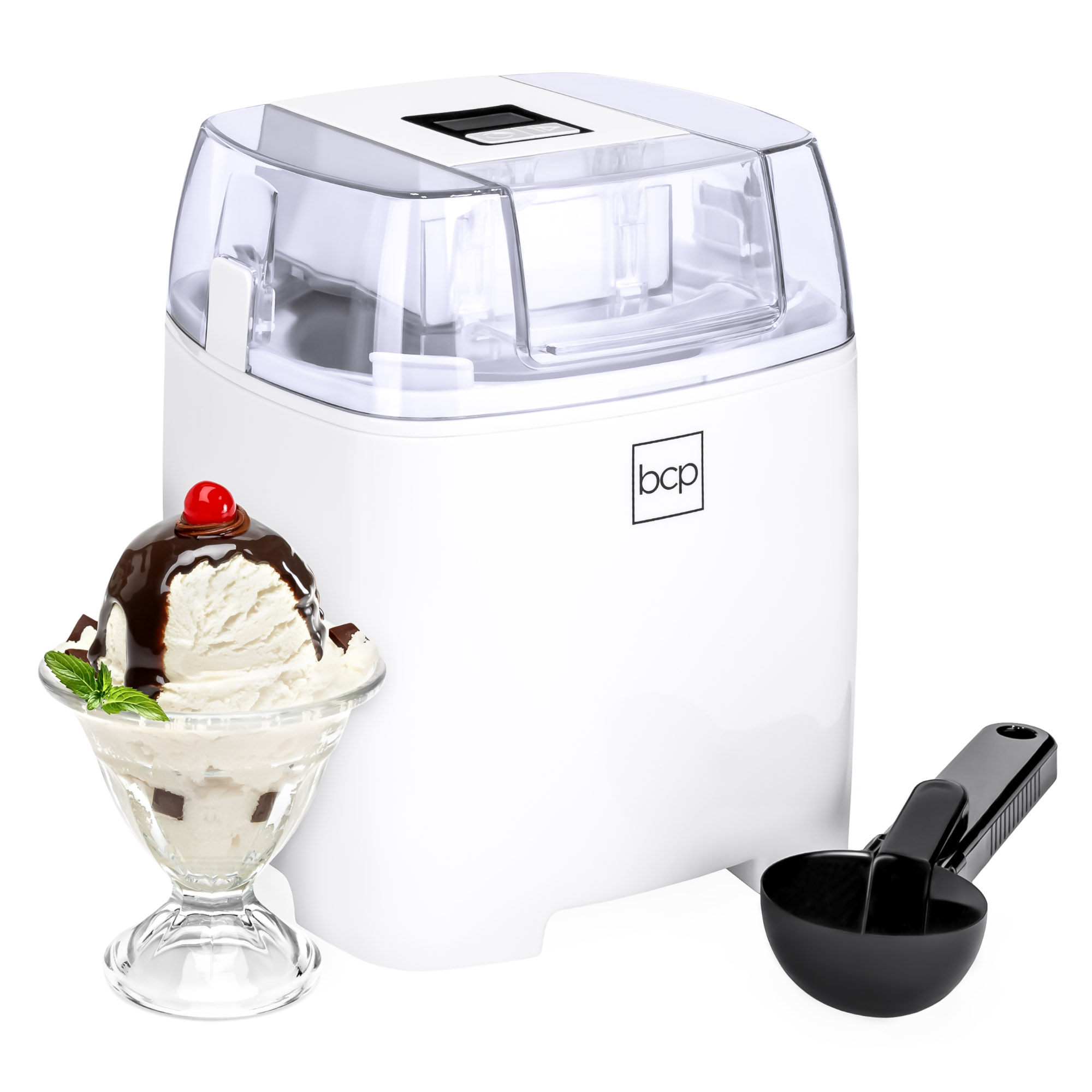 BCP 1.5L Homemade Ice Cream Maker Machine White 842957110902 eBay