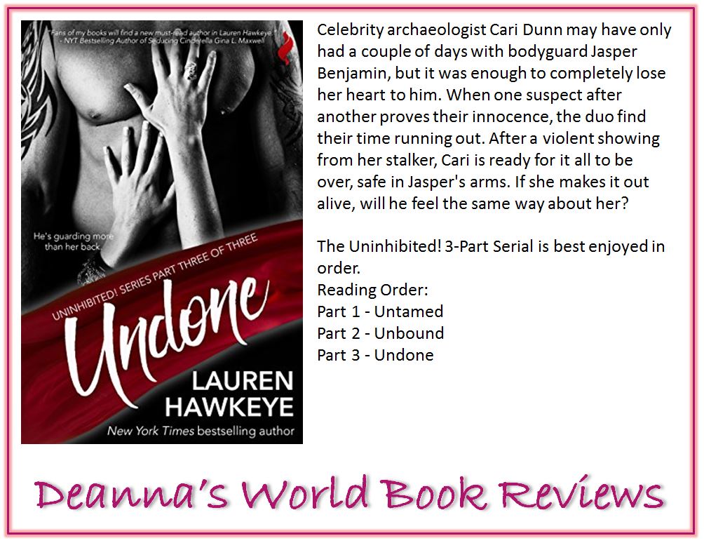 Undone by Lauren Hawkeye blurb