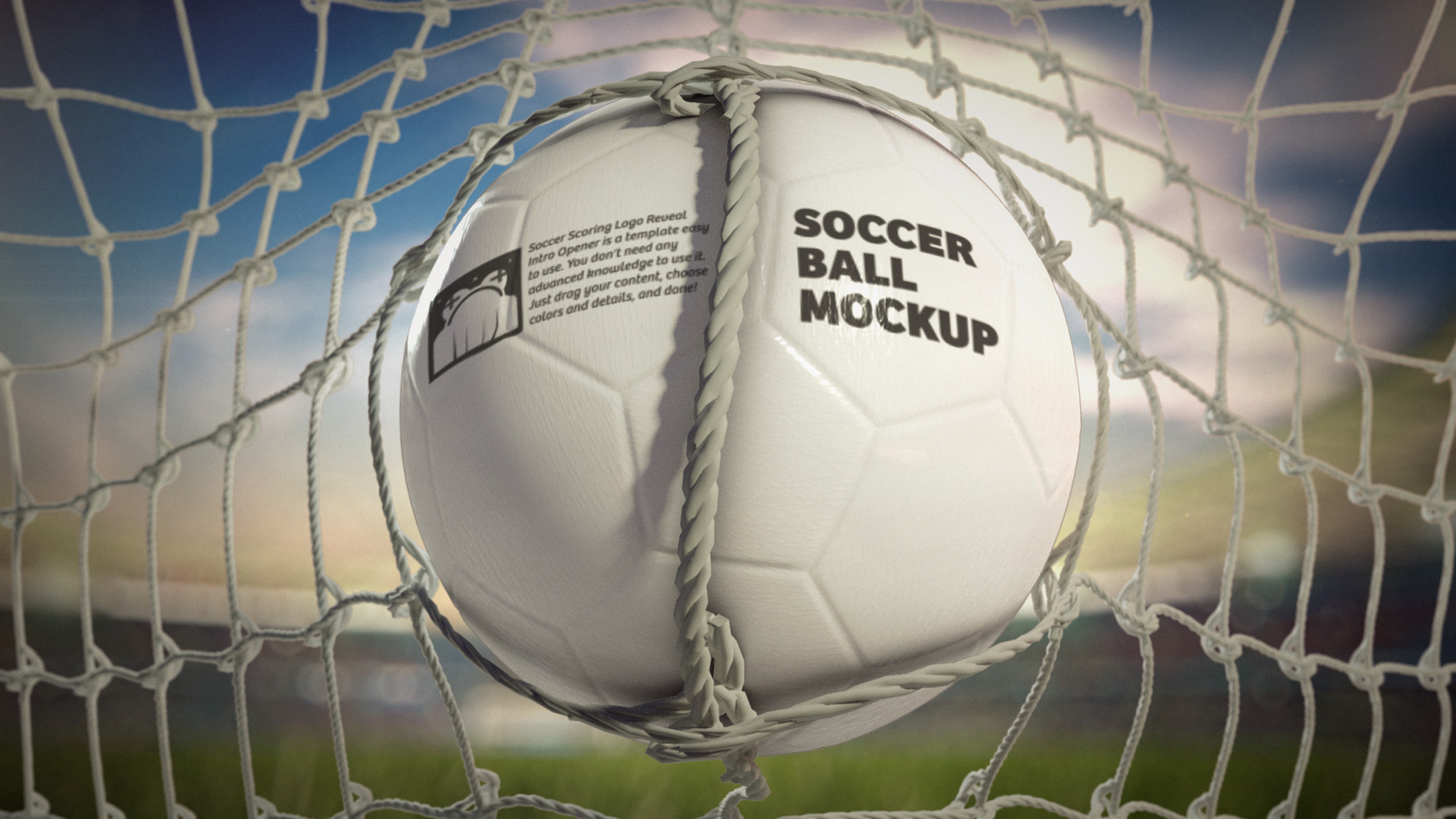 Soccer Scoring Logo Reveal Intro Opener Frontal - 1